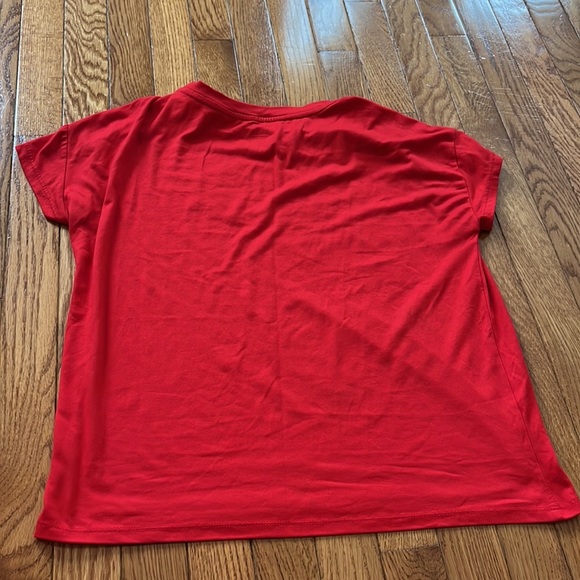 Juicy Couture Rhinestone Bling Tee Red S Y2k Coquette Girly - Picture 4 of 4